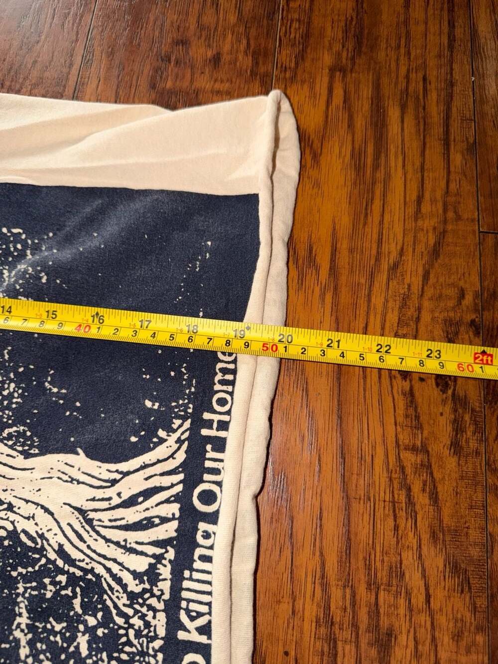 Online Ceramics Stop Killing Our Home Cut Off Sleeves Graphic T Shirt - Picture 4 of 7